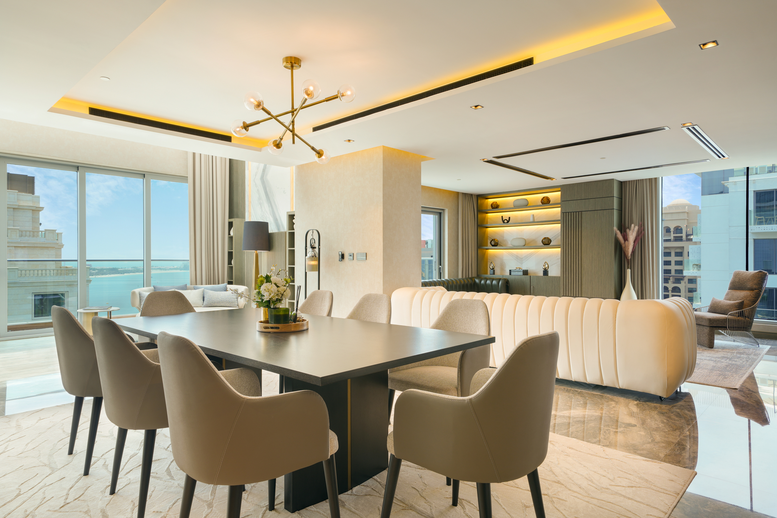 The Presidential Suite Dining Area