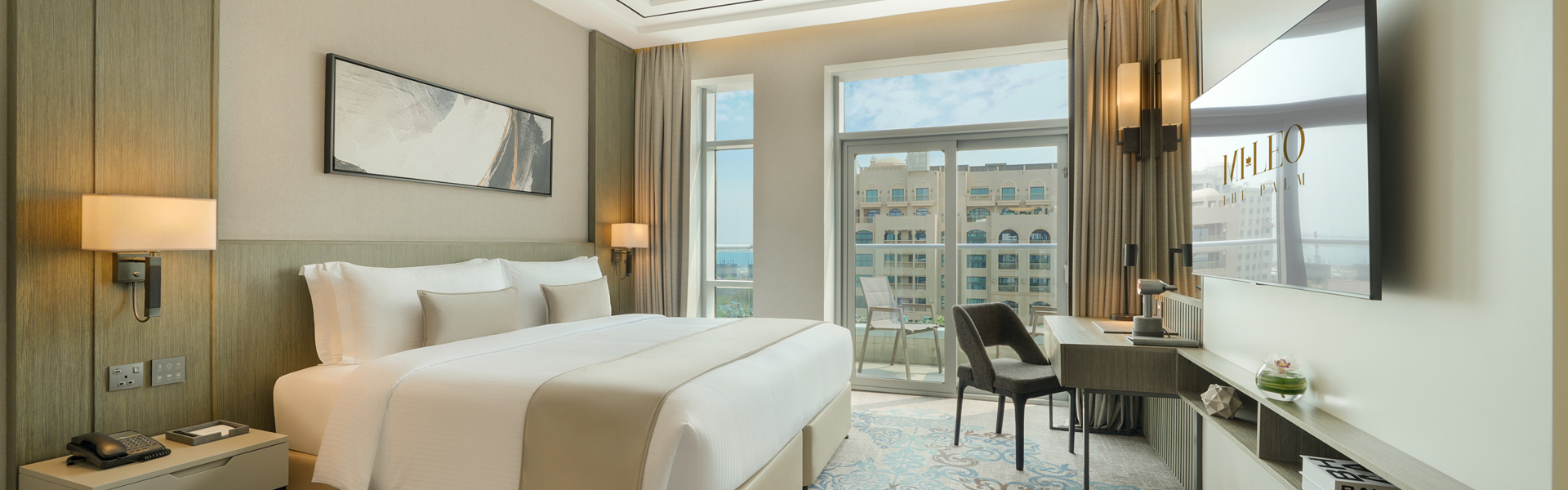 غرفة ديلوكس المطلّة على المدينة والمزوّدة بشرفة