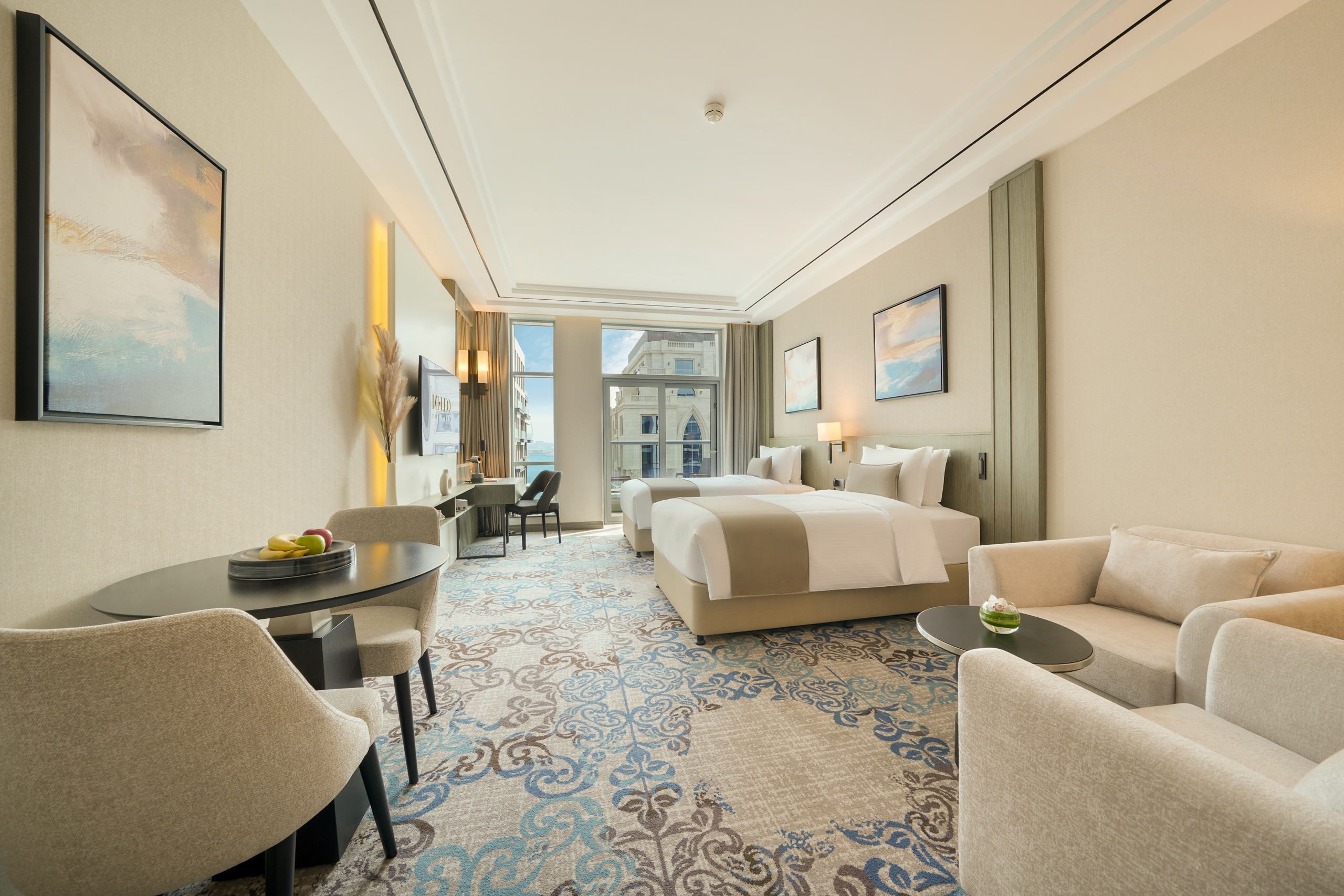 Spacious Deluxe Seaside Room with Balcony